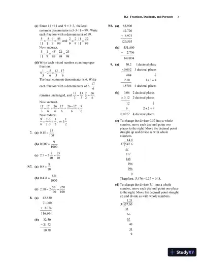 Solution Manual for Algebra for College Students, 9th Edition - Page 10 preview image