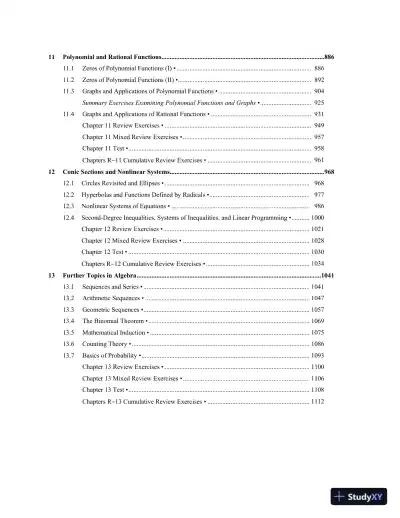 Solution Manual for Algebra for College Students, 9th Edition - Page 7 preview image