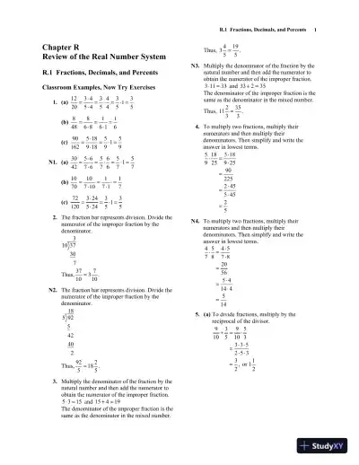 Solution Manual for Algebra for College Students, 9th Edition - Page 8 preview image