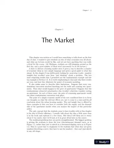 Intermediate Microeconomics: A Modern Approach, Eighth Edition Solution Manual - Page 1 preview image