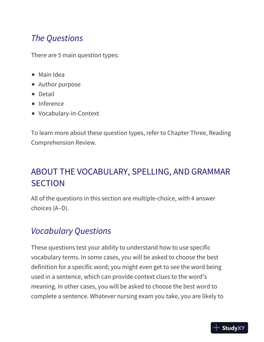 Nursing School Entrance Exams Prep - Your All-in-One Guide to the Kaplan and HESI Exams (2023), page 16