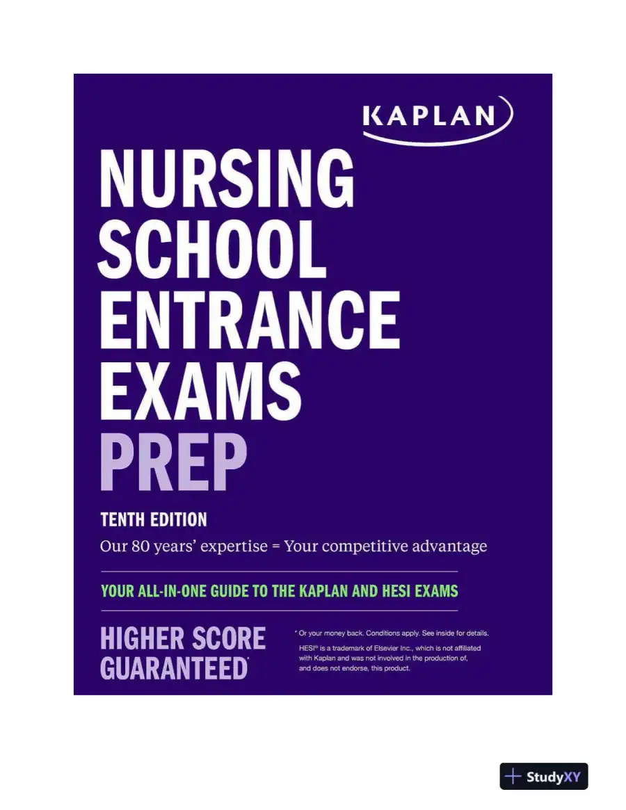 Nursing School Entrance Exams Prep - Your All-in-One Guide to the Kaplan and HESI Exams (2023), page 3