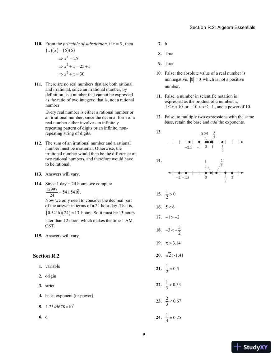 Solution Manual for College Algebra, 10th Edition, page 10