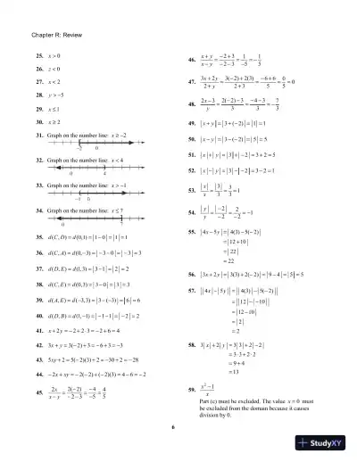 Solution Manual for College Algebra, 10th Edition - Page 11 preview image