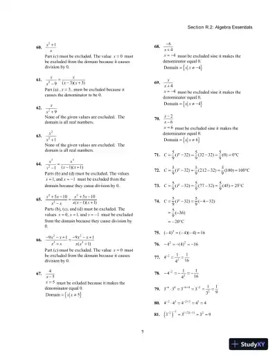 Solution Manual for College Algebra, 10th Edition - Page 12 preview image