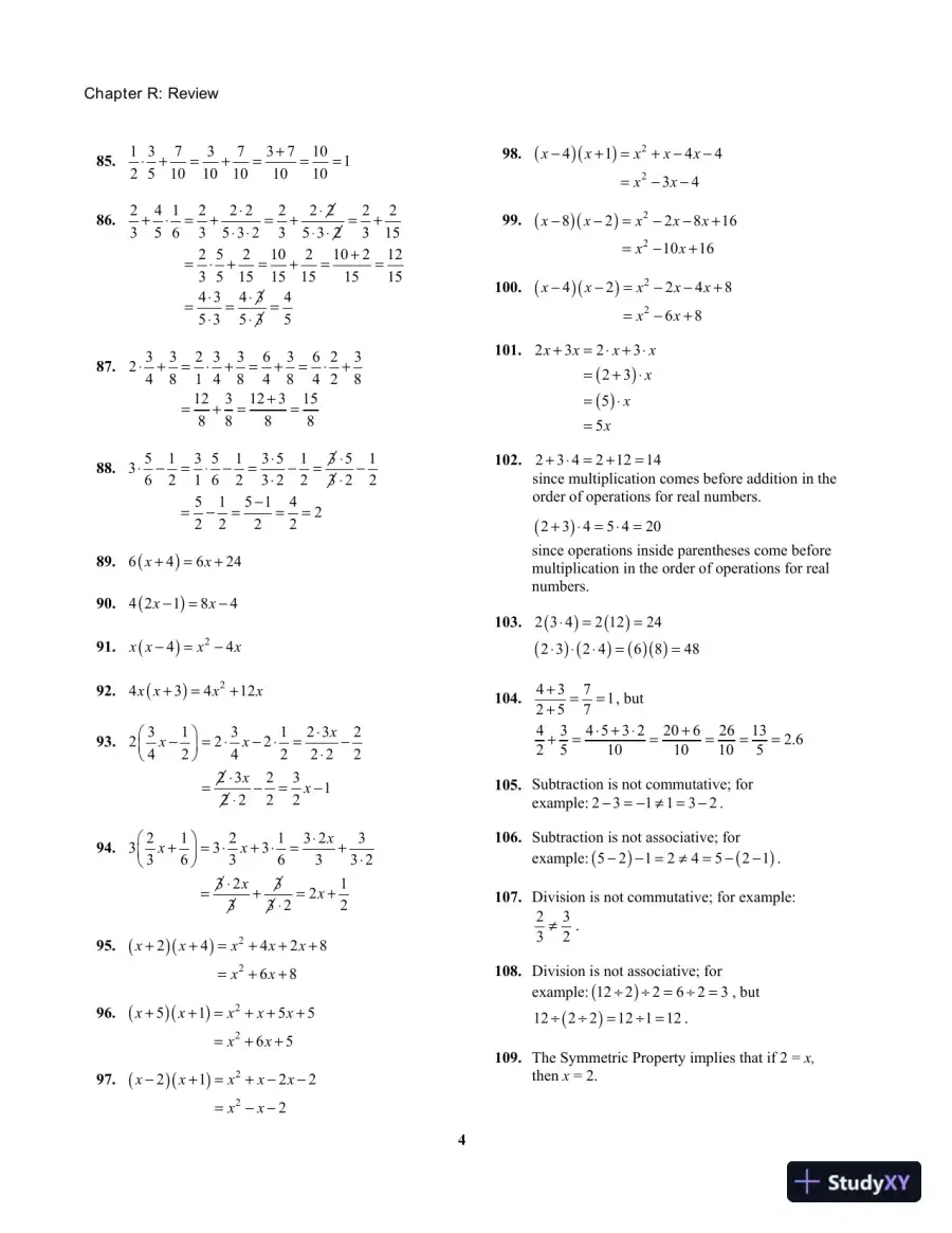 Solution Manual for College Algebra, 10th Edition, page 9