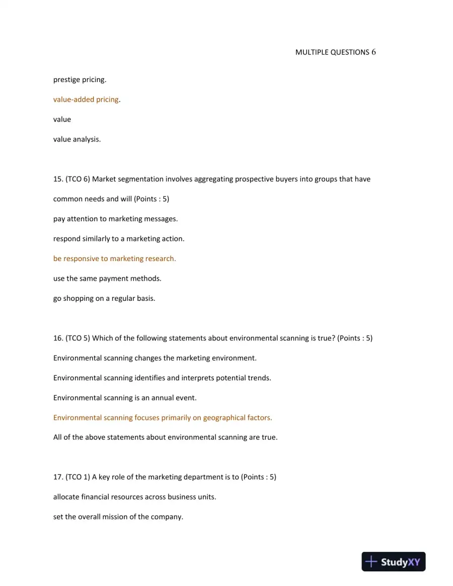Strategic Marketing Principles: Concepts, Strategies, and Evaluation, page 7