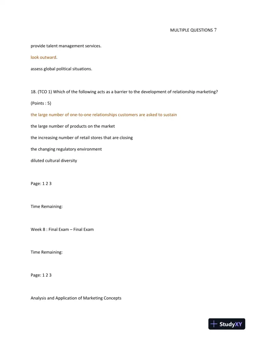 Strategic Marketing Principles: Concepts, Strategies, and Evaluation, page 8