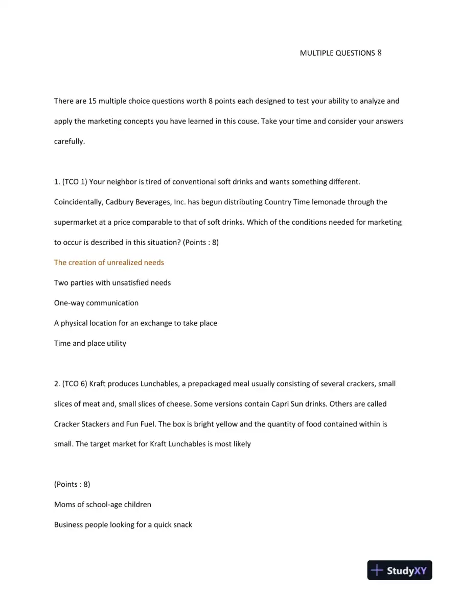 Strategic Marketing Principles: Concepts, Strategies, and Evaluation, page 9