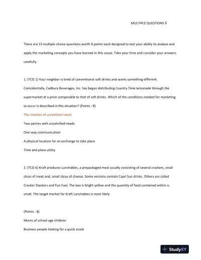 Strategic Marketing Principles: Concepts, Strategies, and Evaluation - Page 9 preview image