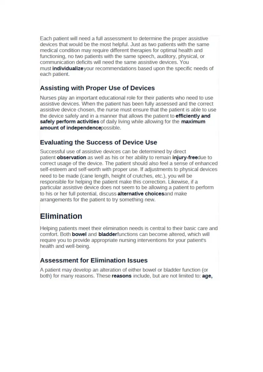 Pediatric Basic Care and Comfort Study Guide, page 2