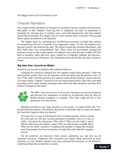 Class Notes For Modern Principles: Microeconomics, 4th Edition - Page 3 preview image