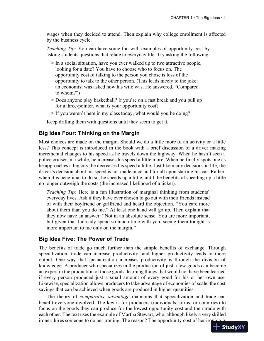 Class Notes For Modern Principles: Microeconomics, 4th Edition, page 5