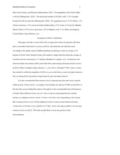 Dashboard Metrics Evaluation 1 Dashboard Metrics E - Page 3 preview image