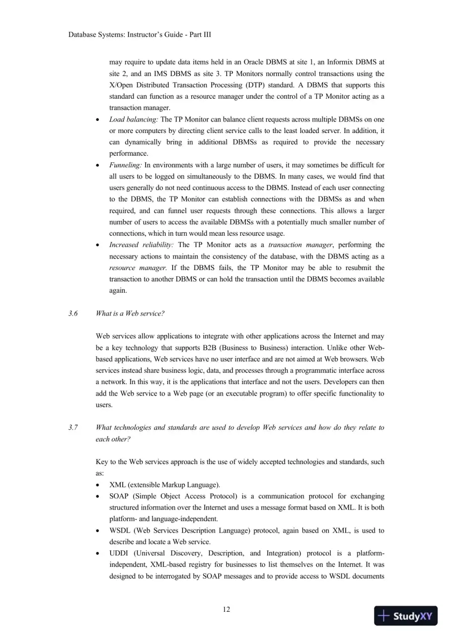 Solution Manual for Database Systems: A Practical Approach to Design, Implementation, and Management, 6th Edition, page 13