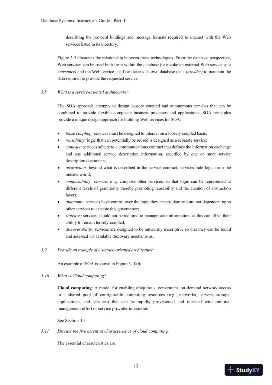 Solution Manual for Database Systems: A Practical Approach to Design, Implementation, and Management, 6th Edition, page 14