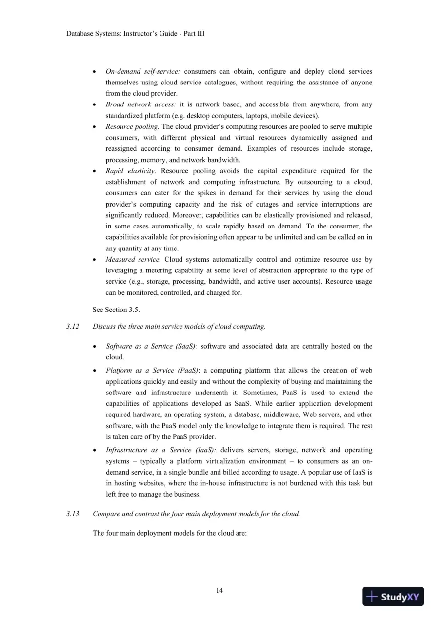 Solution Manual for Database Systems: A Practical Approach to Design, Implementation, and Management, 6th Edition, page 15