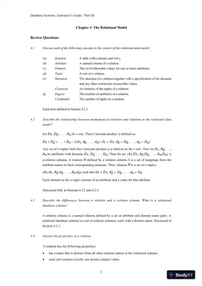 Solution Manual for Database Systems: A Practical Approach to Design, Implementation, and Management, 6th Edition - Page 23 preview image