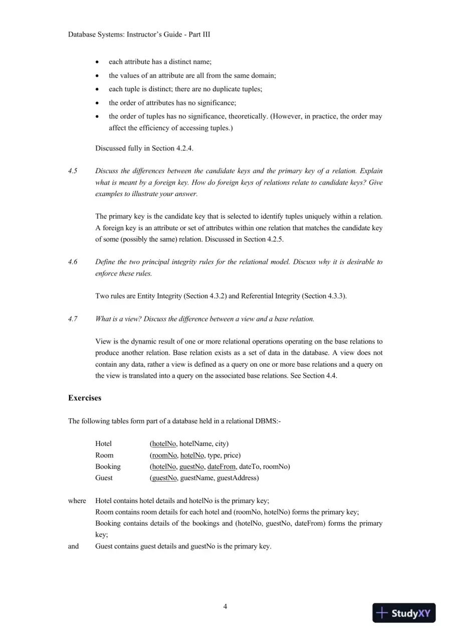 Solution Manual for Database Systems: A Practical Approach to Design, Implementation, and Management, 6th Edition, page 24
