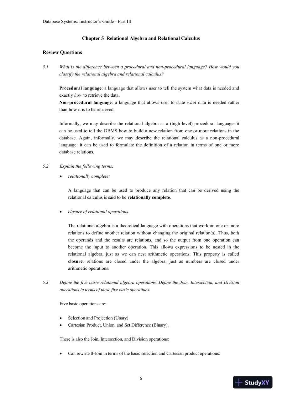 Solution Manual for Database Systems: A Practical Approach to Design, Implementation, and Management, 6th Edition, page 26