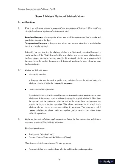 Solution Manual for Database Systems: A Practical Approach to Design, Implementation, and Management, 6th Edition - Page 26 preview image