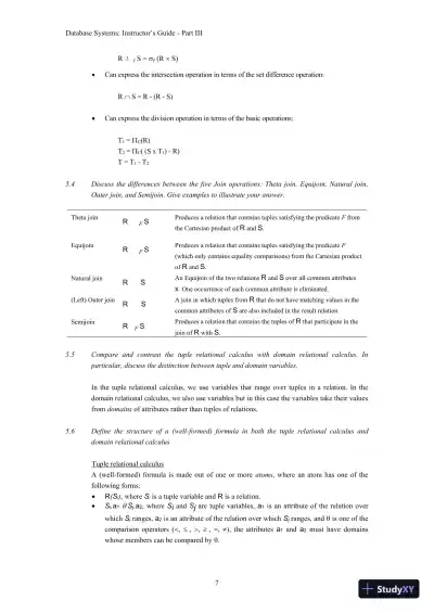 Solution Manual for Database Systems: A Practical Approach to Design, Implementation, and Management, 6th Edition - Page 27 preview image