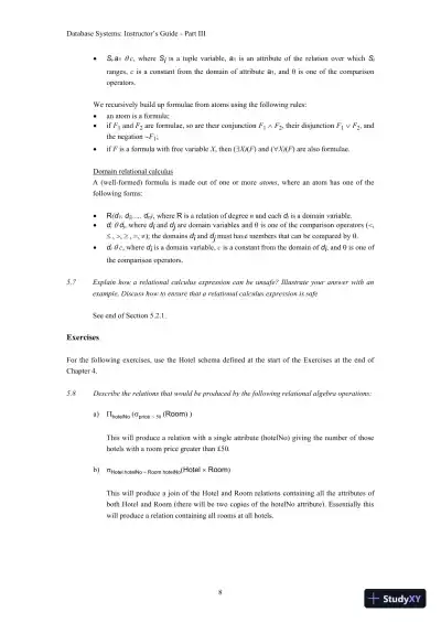 Solution Manual for Database Systems: A Practical Approach to Design, Implementation, and Management, 6th Edition - Page 28 preview image
