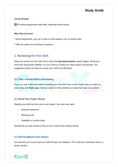 Writing - Revising and Editing - Page 3 preview image