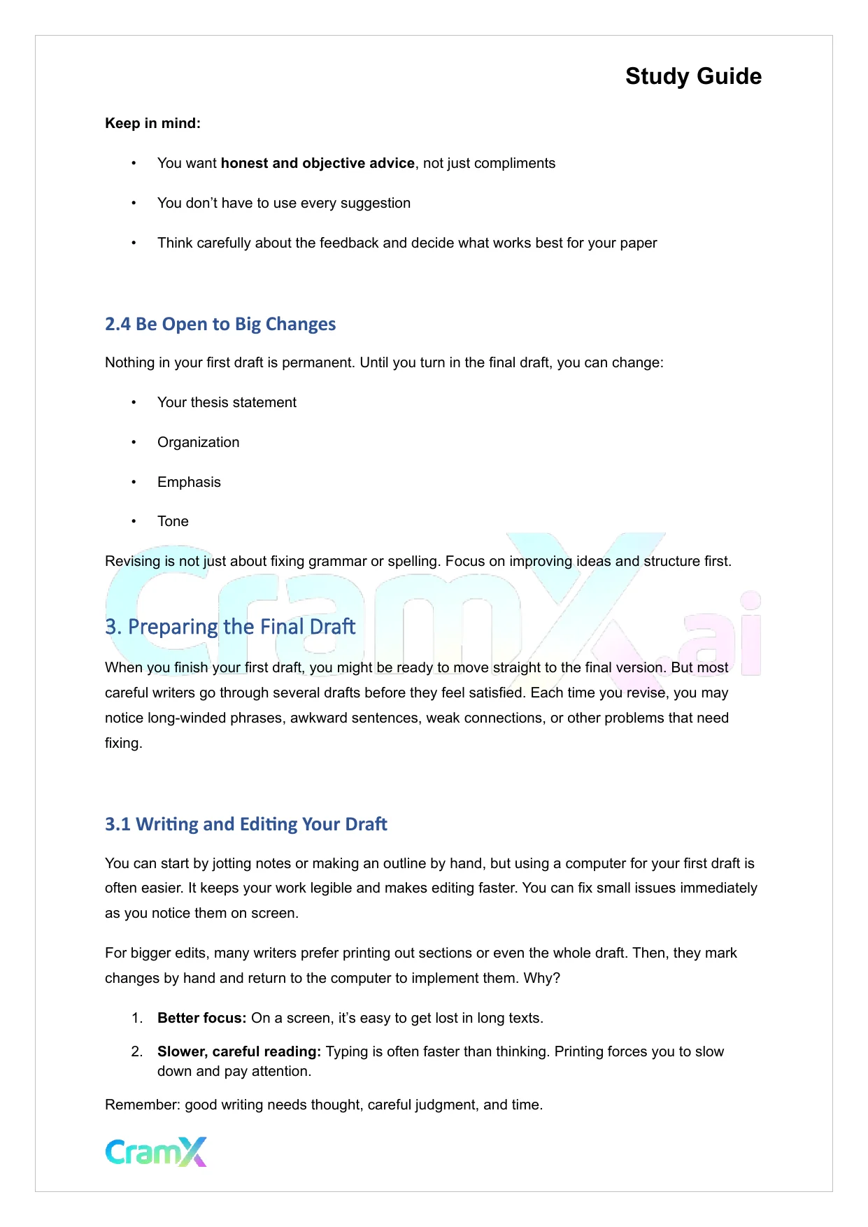 Writing - Revising and Editing - Page 4 preview image