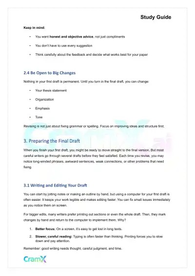 Writing - Revising and Editing - Page 4 preview image