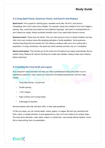 Writing - Revising and Editing - Page 5 preview image