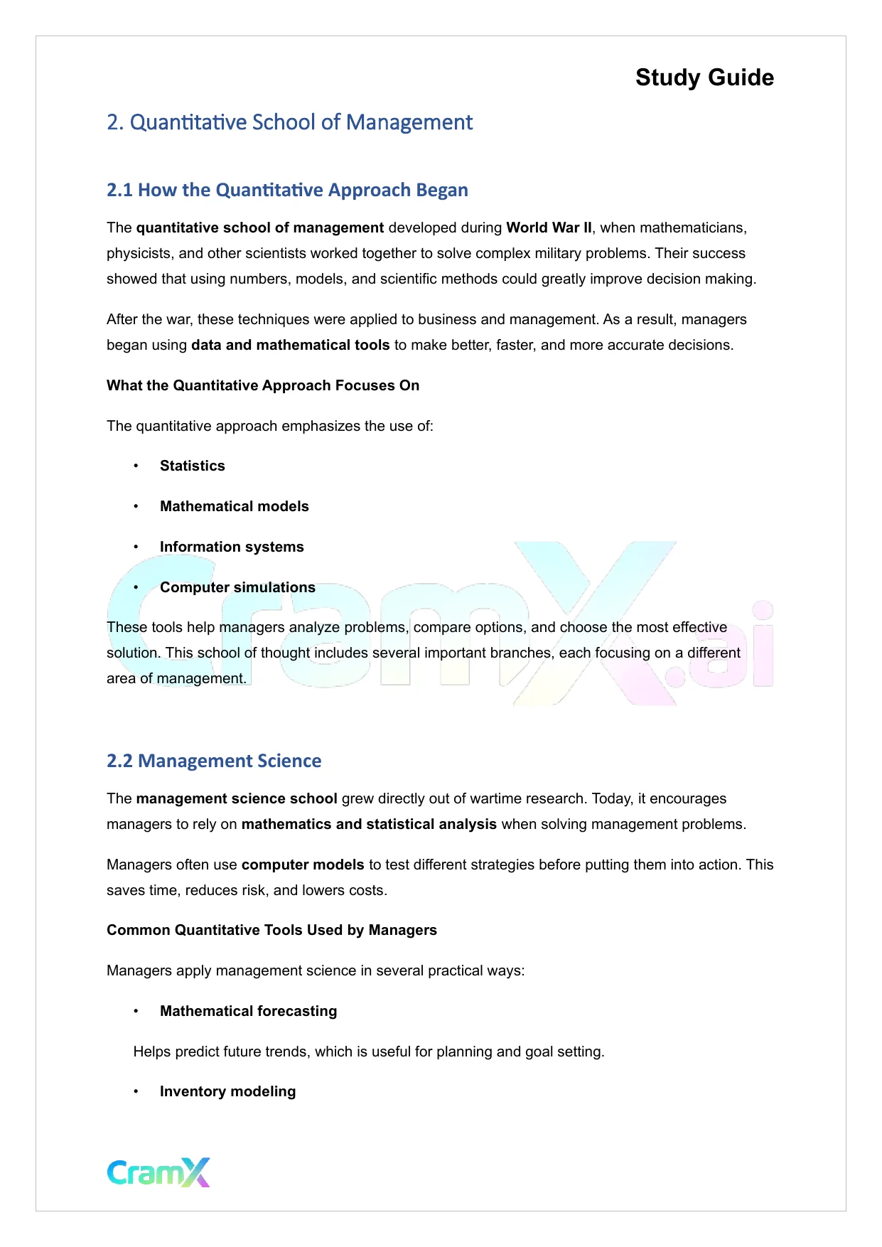 Principles of Management - The Evolution of Management Thought - Page 5 preview image