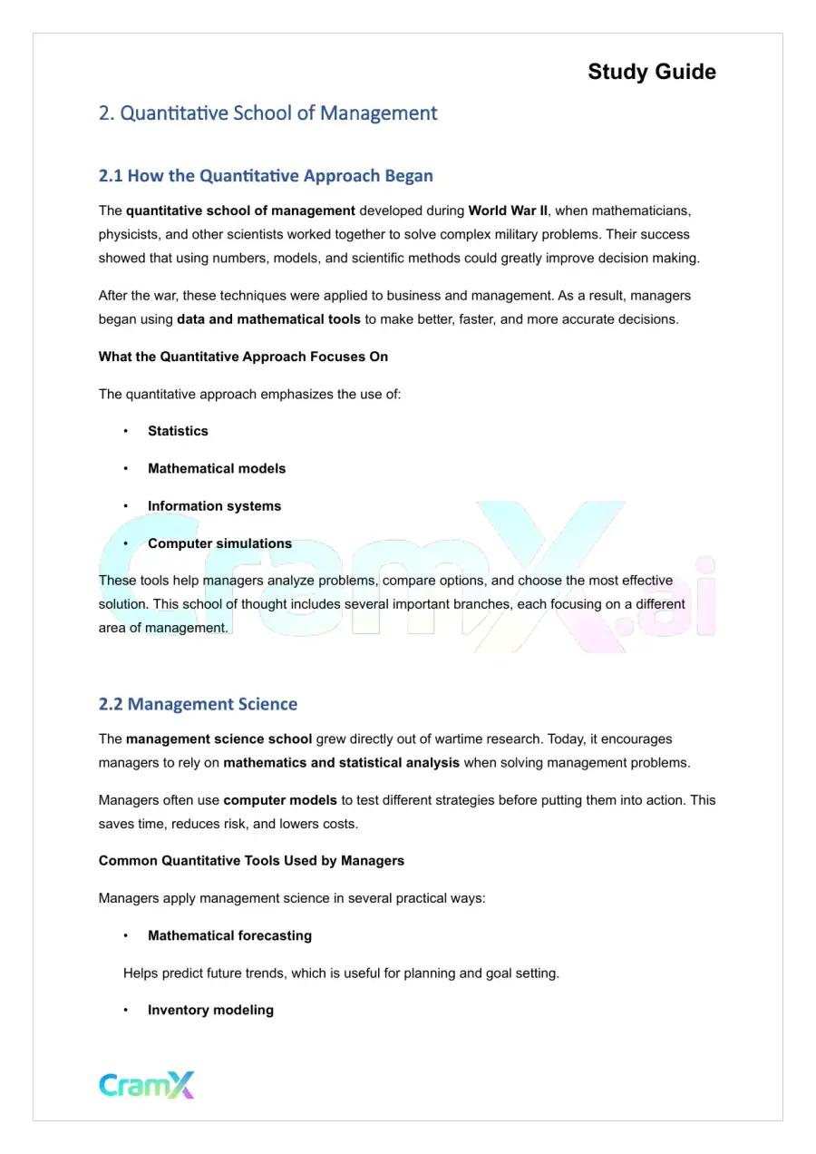 Principles of Management - The Evolution of Management Thought, page 5