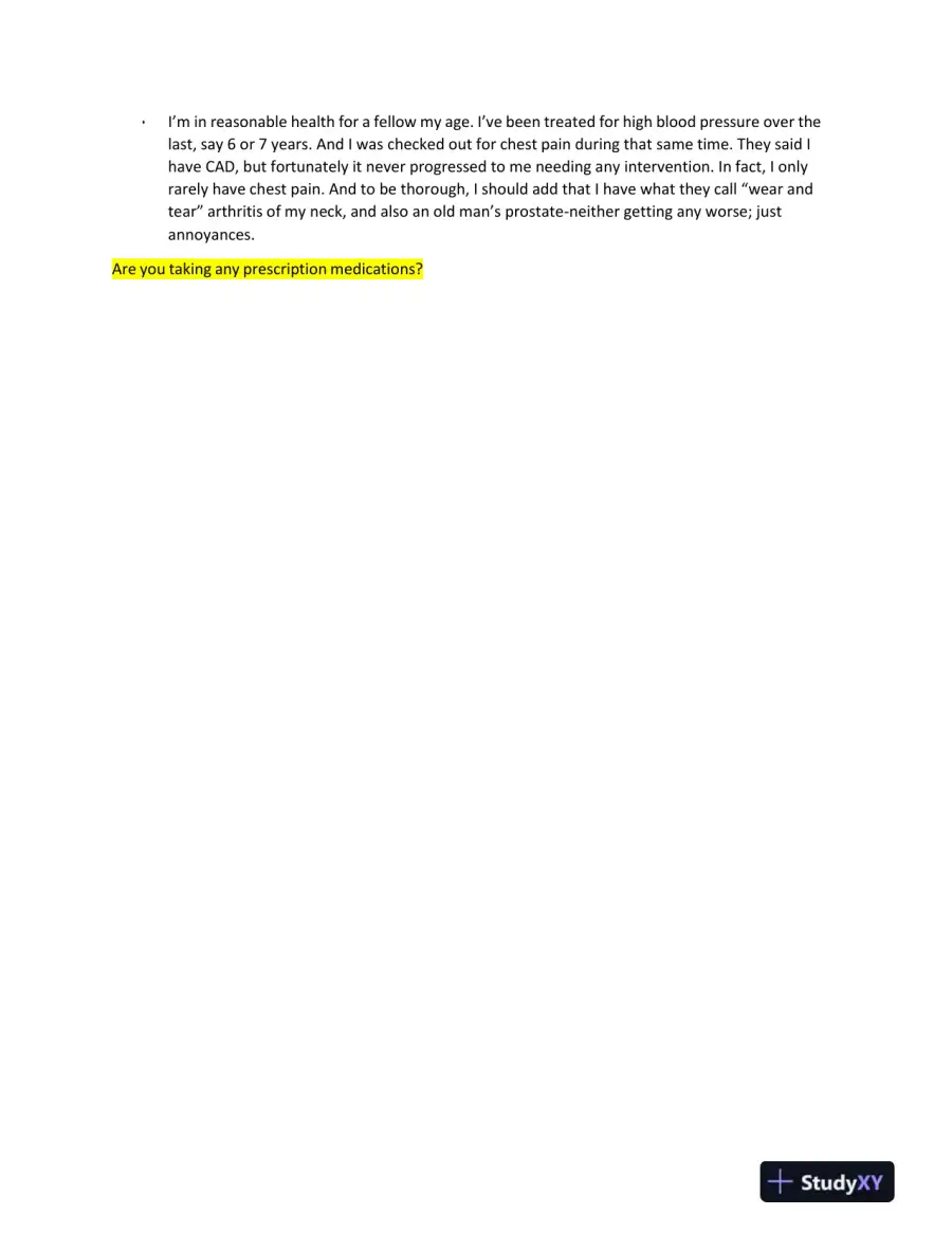 IHUMAN NR579 Clinical Analysis Week 3 Exam With Answers (55 Solved Questions), page 4