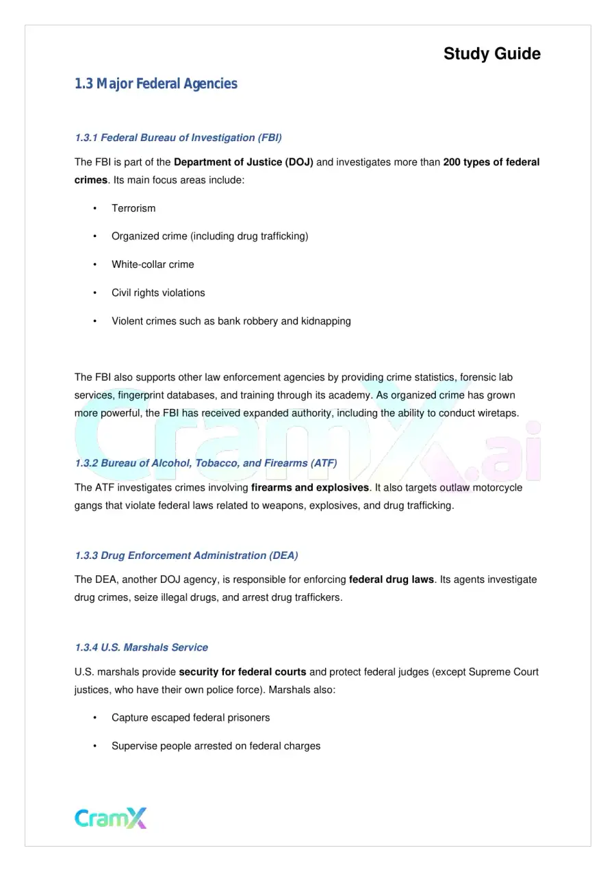 Criminal Justice - Police Function, page 2