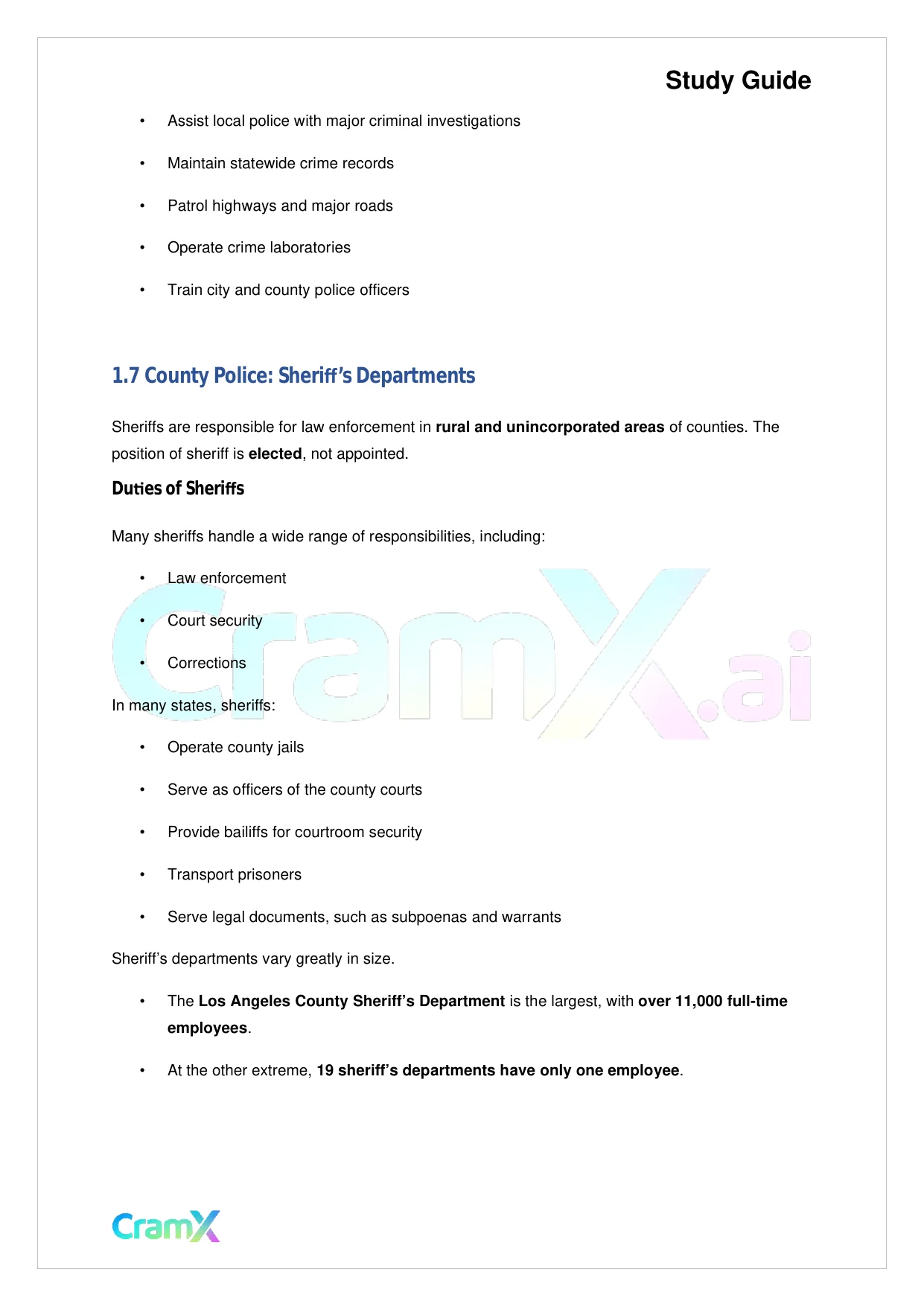 Criminal Justice - Police Function - Page 4 preview image