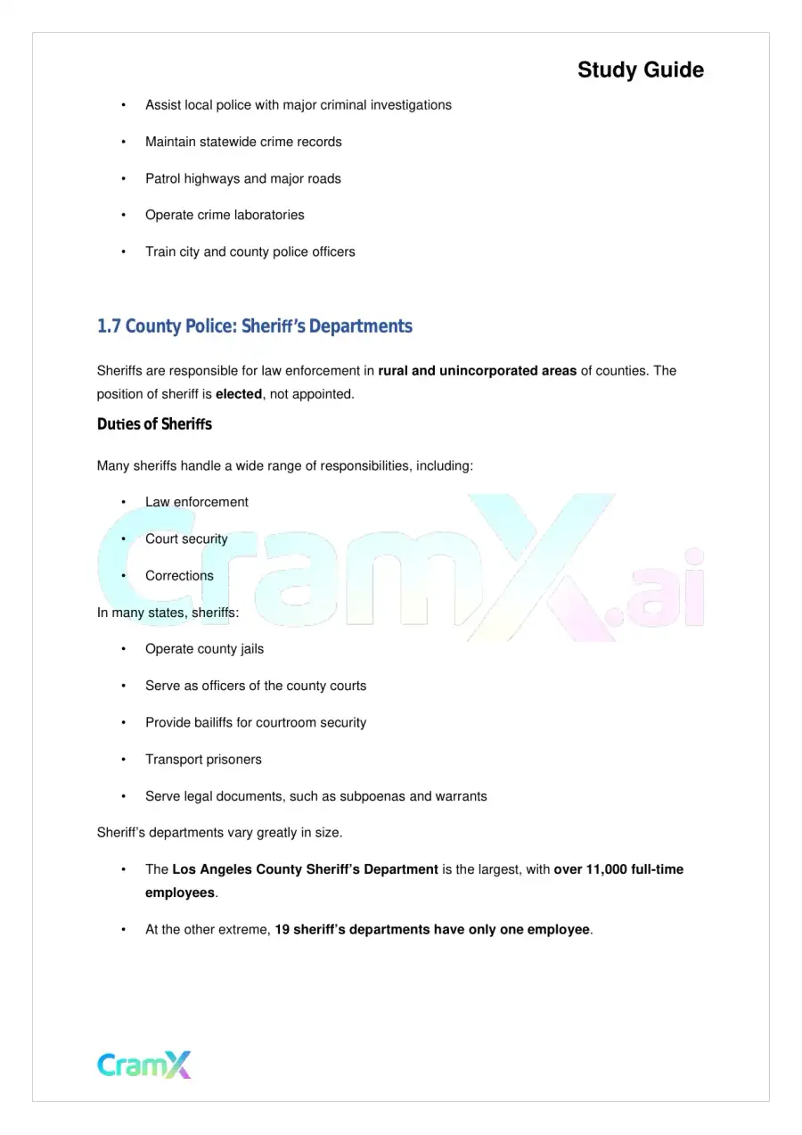 Criminal Justice - Police Function, page 4