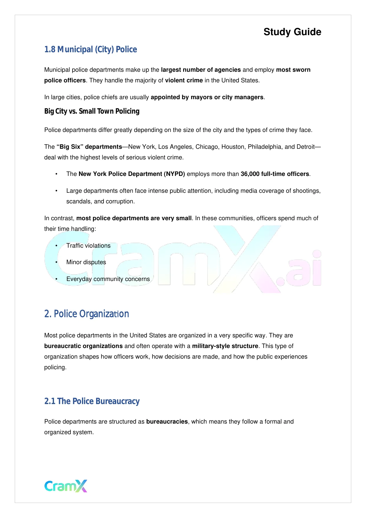 Criminal Justice - Police Function - Page 5 preview image