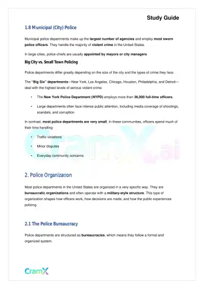 Criminal Justice - Police Function - Page 5 preview image