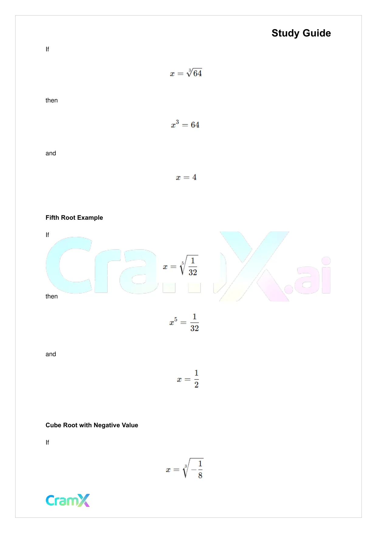 Algebra II – Radicals and Complex Numbers - Page 8 preview image