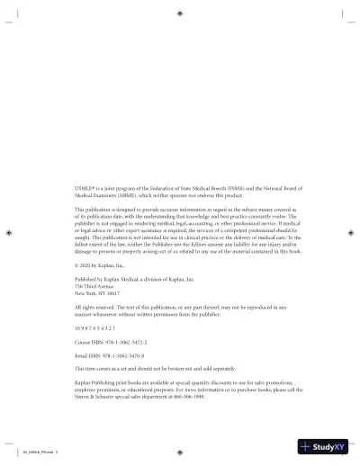 USMLE Step 1 Lecture Notes 2020: Behavioral Science and Social Sciences (2020) - Page 4 preview image