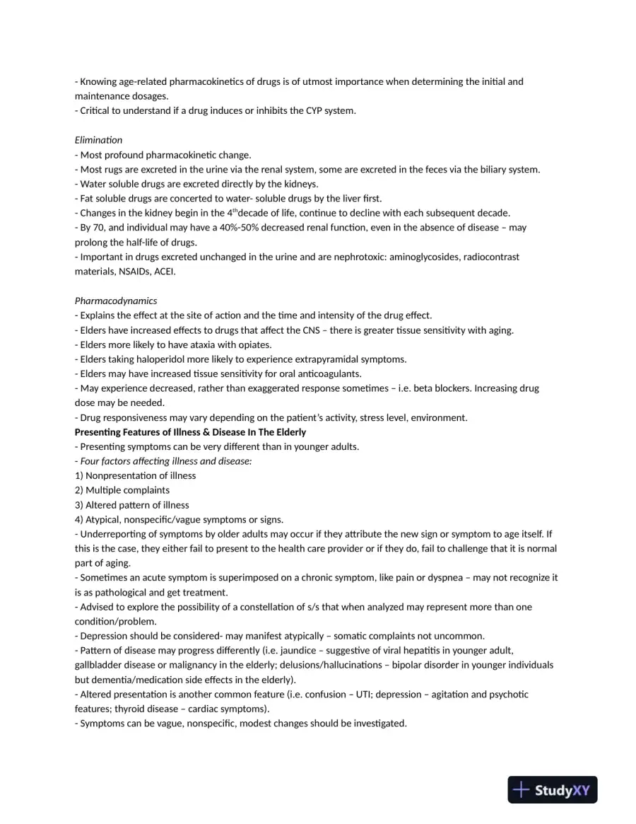 NR601 Clinical Analysis Midterm Exam Study Guide With Answers (14 Solved Questions), page 4