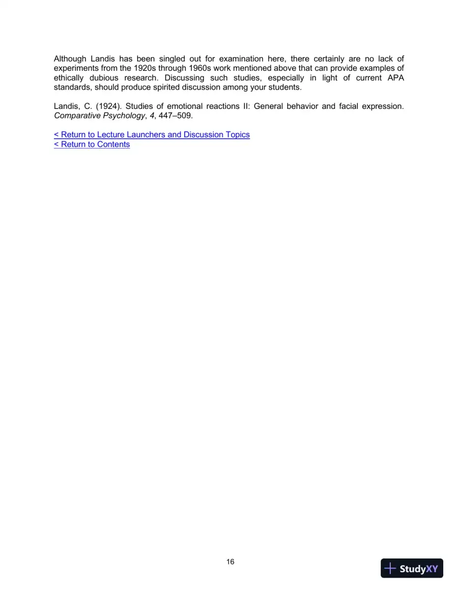 Class Notes for Human Sexuality, 4th Edition, page 17