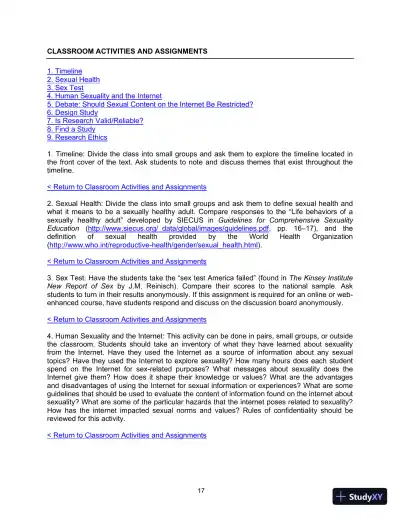 Class Notes for Human Sexuality, 4th Edition - Page 18 preview image