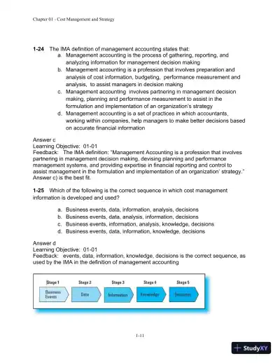 Cost Management: A Strategic Emphasis 7th Edition Solution Manual - Page 12 preview image