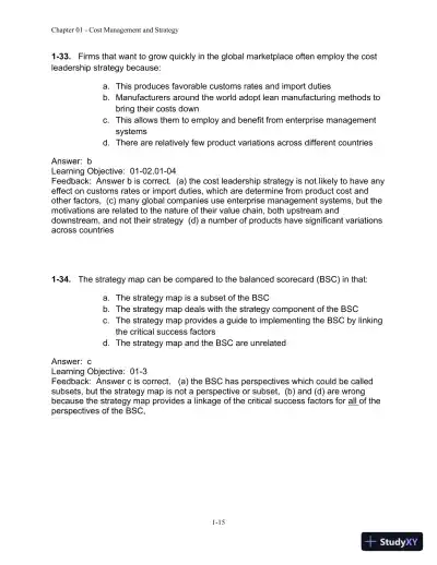Cost Management: A Strategic Emphasis 7th Edition Solution Manual - Page 16 preview image