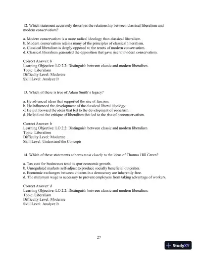 Test Bank for Revel for Political Science: An Introduction , 14th Edition - Page 30 preview image