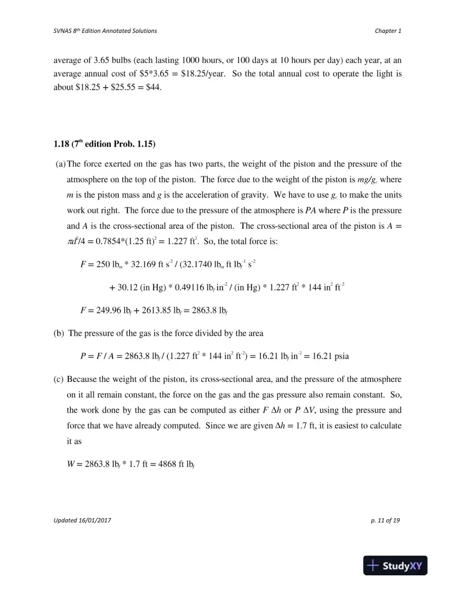 Solution Manual For Introduction to Chemical Engineering Thermodynamics, 8th Edition, page 12