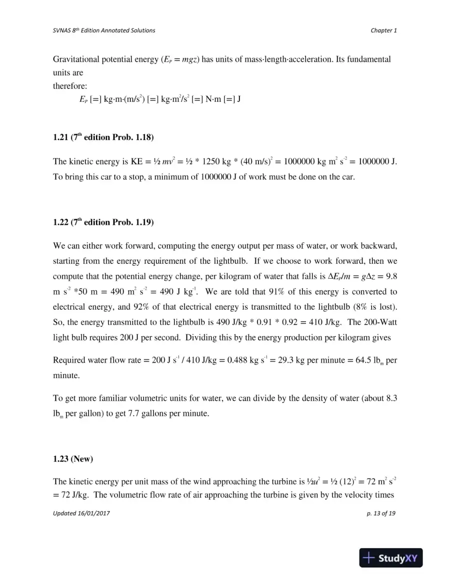 Solution Manual For Introduction to Chemical Engineering Thermodynamics, 8th Edition, page 14