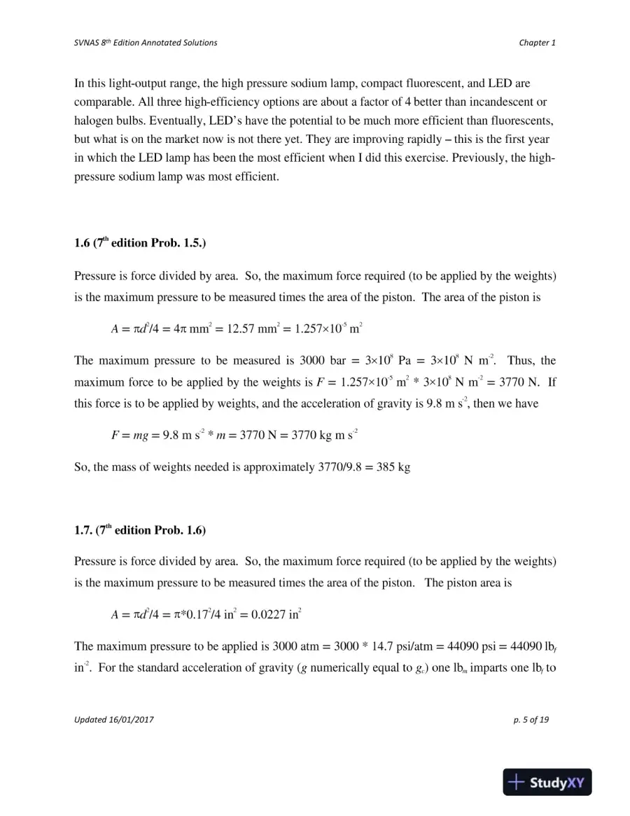 Solution Manual For Introduction to Chemical Engineering Thermodynamics, 8th Edition, page 6